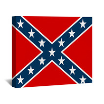 The Confederate Flag Wall Art 65634210