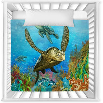The Coral Reef Illustration For The Children Nursery Decor 51246970