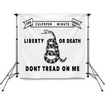 The Culpeper Minutemen Flag Authentic Version Backdrops 111946583