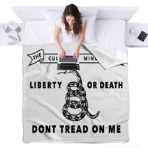 The Culpeper Minutemen Flag Authentic Version Blankets 111946583
