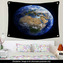 The Earth From Space Showing Europe And Africa Wall Art 61430204