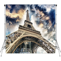 The Eiffel Tower From Below Backdrops 63947491