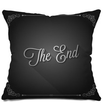 The End Sign Movie Ending Frame Pillows 56970794