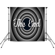 The End Typography Backdrops 67907001