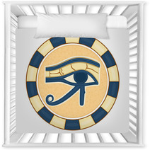 The Eye Of Horus (Eye Of Ra, Wadjet) - Vector Nursery Decor 22071311