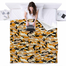 The Fabric On Military Camouflage Blankets 62744398