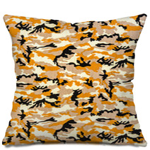 The Fabric On Military Camouflage Pillows 62744398