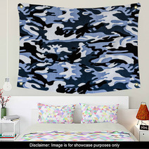 The Fabric On Military Camouflage Wall Art 64518134