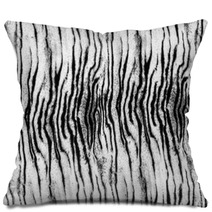 The Fabric On Striped Tiger Pillows 65907313