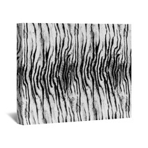 The Fabric On Striped Tiger Wall Art 65907313
