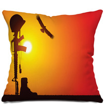 The Fallen Soldier Battle Cross Pillows 21384698