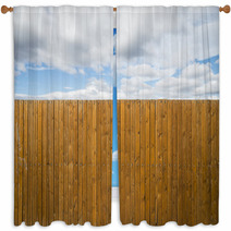 The Freedom Is Behind The Fence Window Curtains 58120300