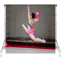 The Girl Gymnastics Is Back With Ball Backdrops 84025947