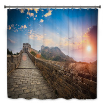 The Great Wall With Sunset Glow Bath Decor 50026545
