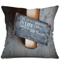The Greatest Pleasure In Life Is Doing What People Say You Canno Pillows 86728507