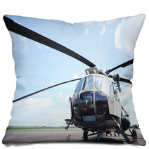 The Helicopter In Airfield Pillows 64151005
