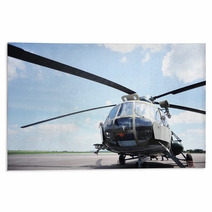 The Helicopter In Airfield Rugs 64151005