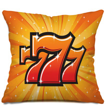 The Lucky Sevens Jackpot Slot Machine Pillows 47770585