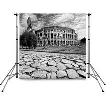 The Majestic Coliseum, Rome, Italy. Backdrops 49412572