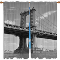 The Manhattan Bridge New York City Window Curtains 68999071