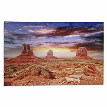 The Monument Valley With Beautiful Sky. Rugs 53905694