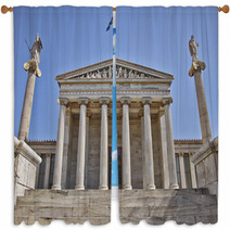 The National University Of Athens, Greece Window Curtains 58204352