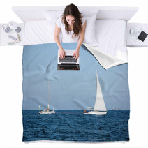 The Sailboats Blankets 66099170