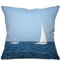 The Sailboats Pillows 66099170