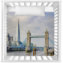 The Shard And Tower Bridge On Thames River In London, UK Nursery Decor 59842518