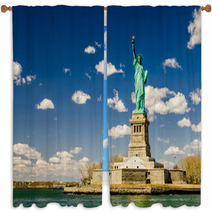 The Statue Of Liberty Window Curtains 58621081