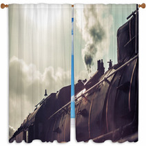 The Steam Train Window Curtains 67359944