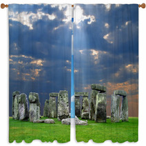 The Stonehenge In UK Window Curtains 4821830