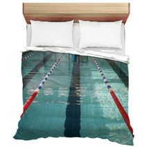 The Swimming Pool With Blue Water Bedding 72117506