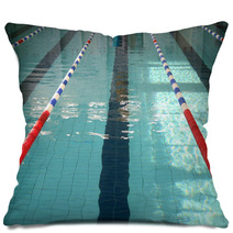 The Swimming Pool With Blue Water Pillows 72117506