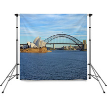 The Sydney Harbour Bridge And Opera House Backdrops 65284445