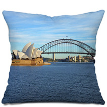 The Sydney Harbour Bridge And Opera House Pillows 65284445