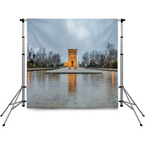 The Temple Of Debod In Madrid Spain Backdrops 65154992