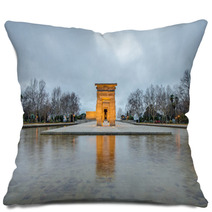 The Temple Of Debod In Madrid Spain Pillows 65154992