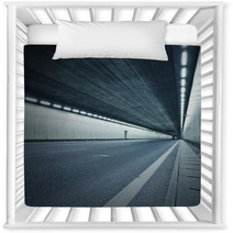 The Tunnel At Night, The Lights Formed A Line. Nursery Decor 61292037