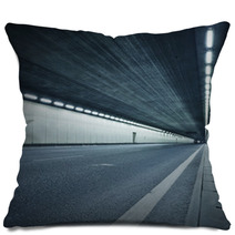 The Tunnel At Night, The Lights Formed A Line. Pillows 61292037