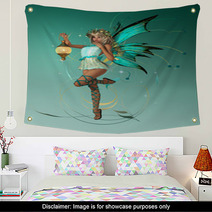 The Turquoise Pixie Wall Art 32920616