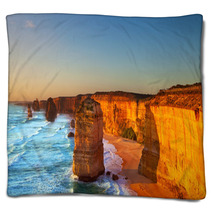 The Twelve Apostles, Great Ocean Road, Australia Blankets 60011327