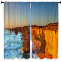The Twelve Apostles, Great Ocean Road, Australia Window Curtains 60011327