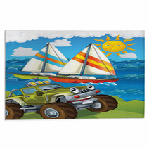 The Vehicle And The Ship Rugs 47594288