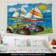 The Vehicle And The Ship Wall Art 47594288