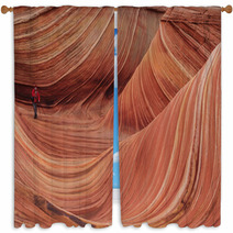 The Wave, Arizona Window Curtains 67006983