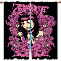 The Zombie Look Window Curtains 52249210
