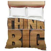Think Big In Wood Type Bedding 57707221