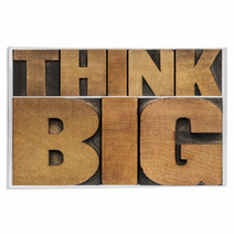 Think Big In Wood Type Rugs 57707221