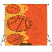 Three Basketballs Backdrops 79324737
